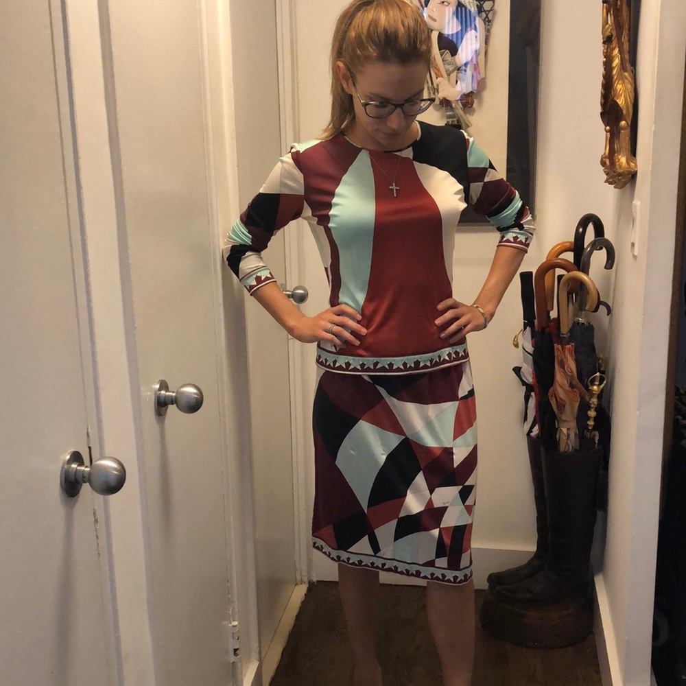 Pucci set top and skirt